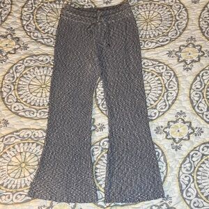 Athleta Revolve Pant Size Large Grey Ribbed